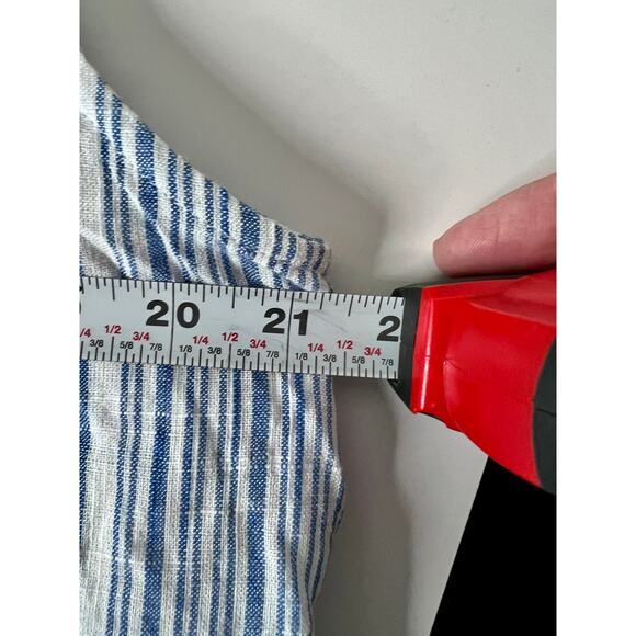 Apiece Apart Size XL Nissi Tiers Seaside Stripe Relaxed Halter Midi Dress NWT - Picture 15 of 15